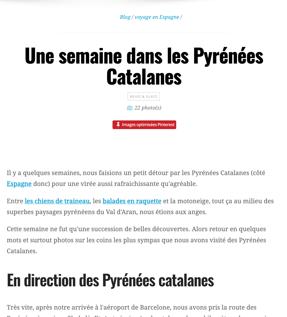 Une semaine dans les Pyrénées Catalanes 